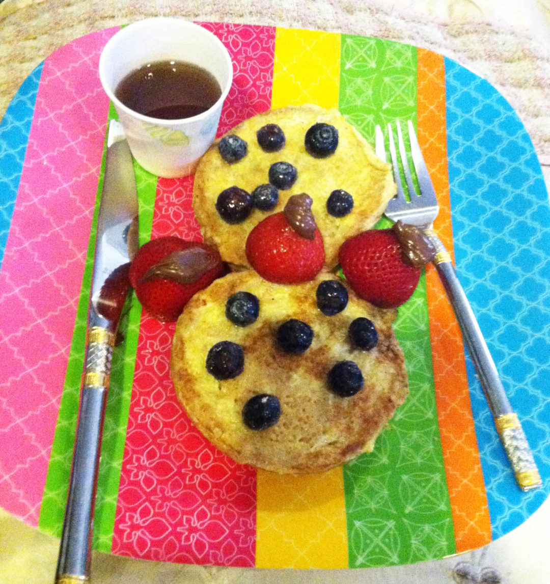 A beautiful breakfast surprise