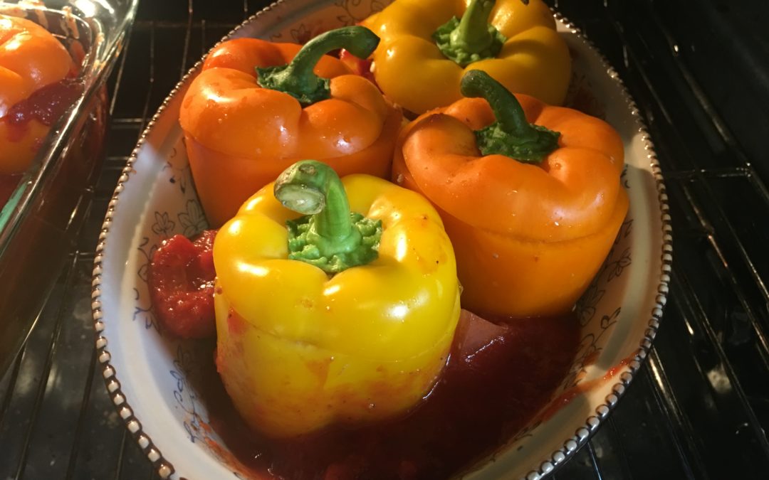 Happy Healthy Stuffed Bell Peppers