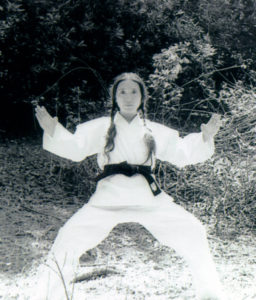 Tae Yun Kim studying martial arts at 13