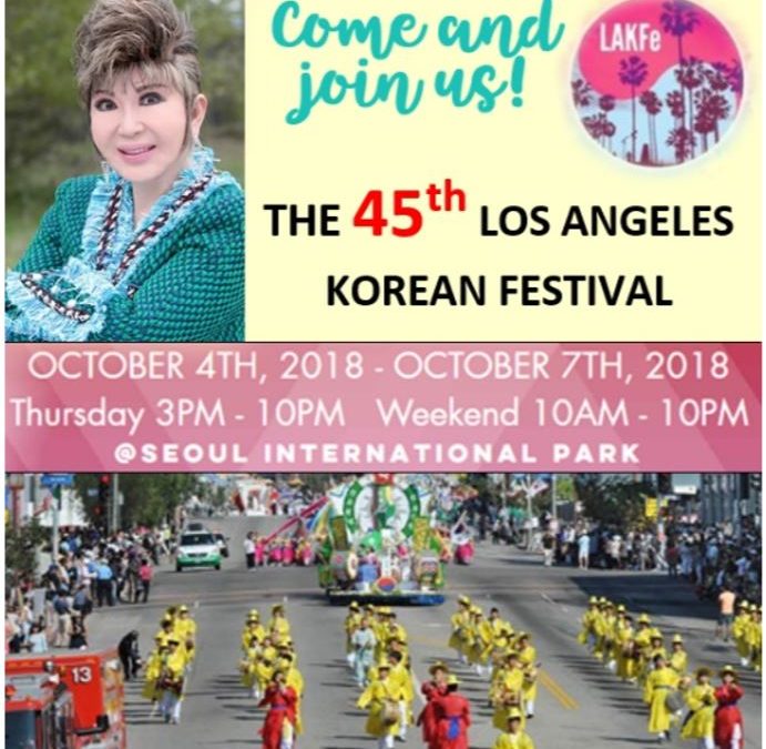 LA Korean Festival – Come to get a signed book!